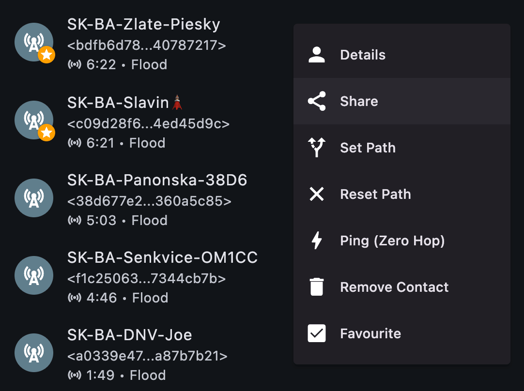 Adding a repeater to the map
